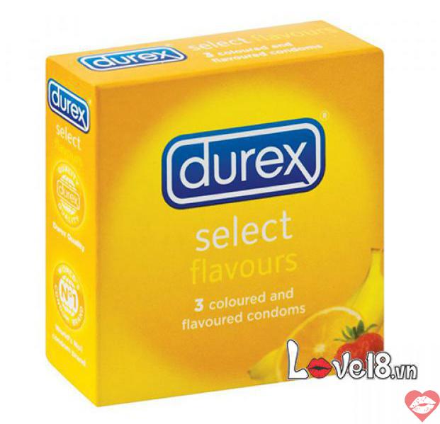  Đánh giá Bao Cao Su Hương Trái Cây Durex Flavours  hàng mới về 