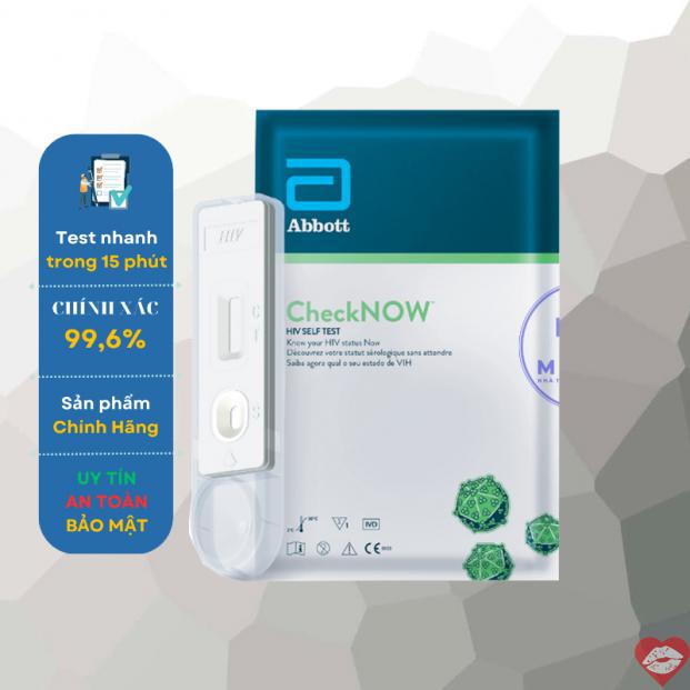 Bảng giá Bộ que kit test CheckNow Abbott Hoa Kỳ xét nghiệm HIV chính xác tại nhà giá tốt 